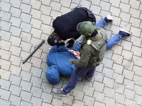 В столице Белоруссии начались брутальные задержания протестующих