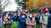 Тысячи жителей Минска вышли на очередную акцию протеста